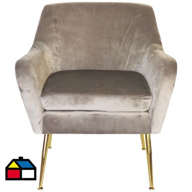 Poltrona George gris velvet