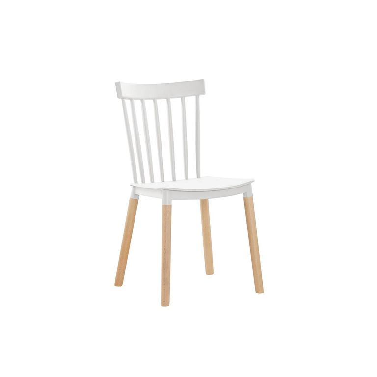 IDETEX Pack 4 Sillas Style Blanco 83x43x42 cm