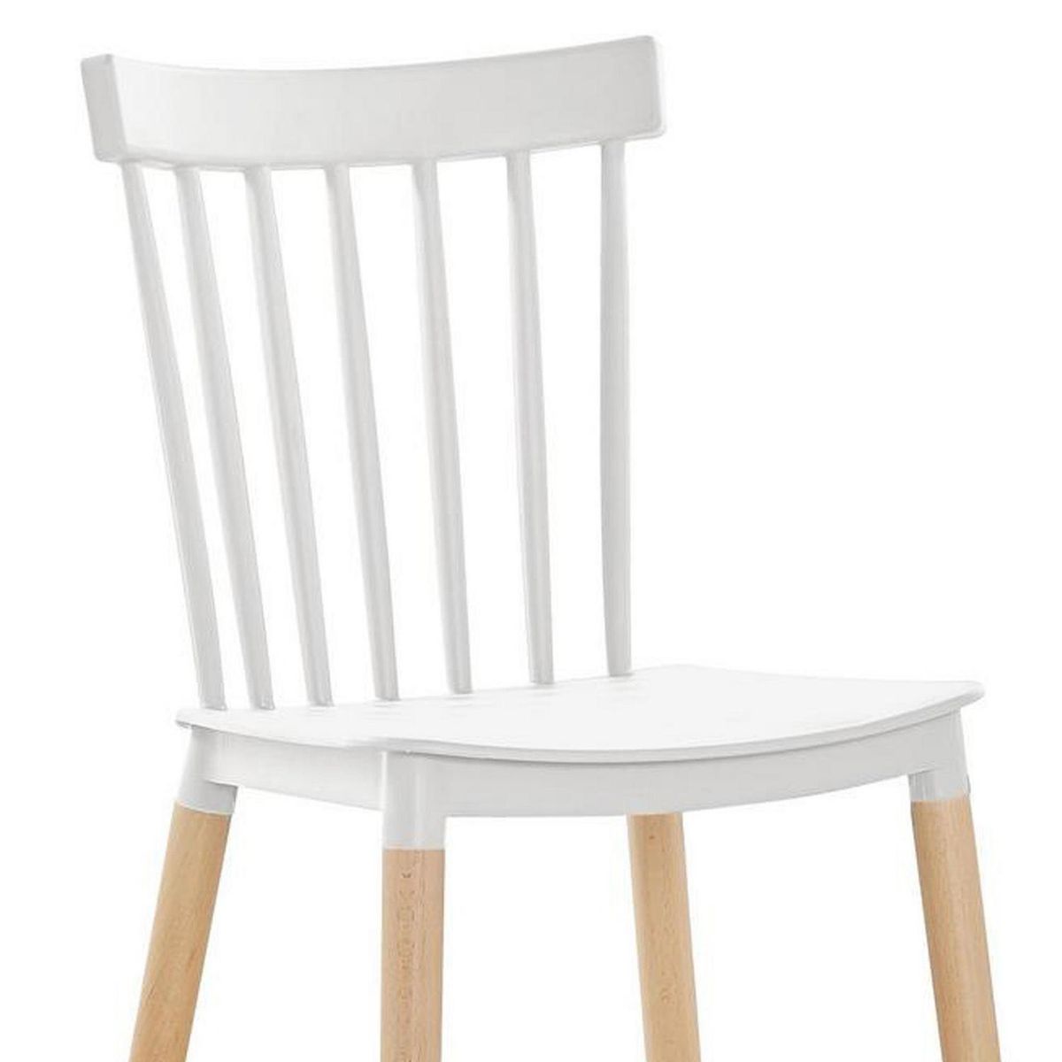 IDETEX - Pack 4 Sillas Style Blanco 83x43x42 cm