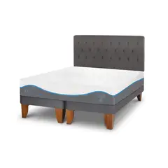 CIC - Cama europea Alaska King + Muebles