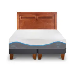 CIC - Cama Europea Alaska King + Muebles