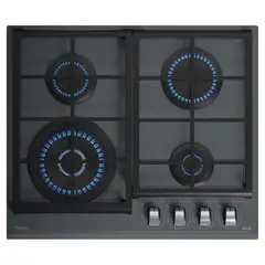 TEKA - Encimera Gas 4 Platos Gris GZC 64320 XBB