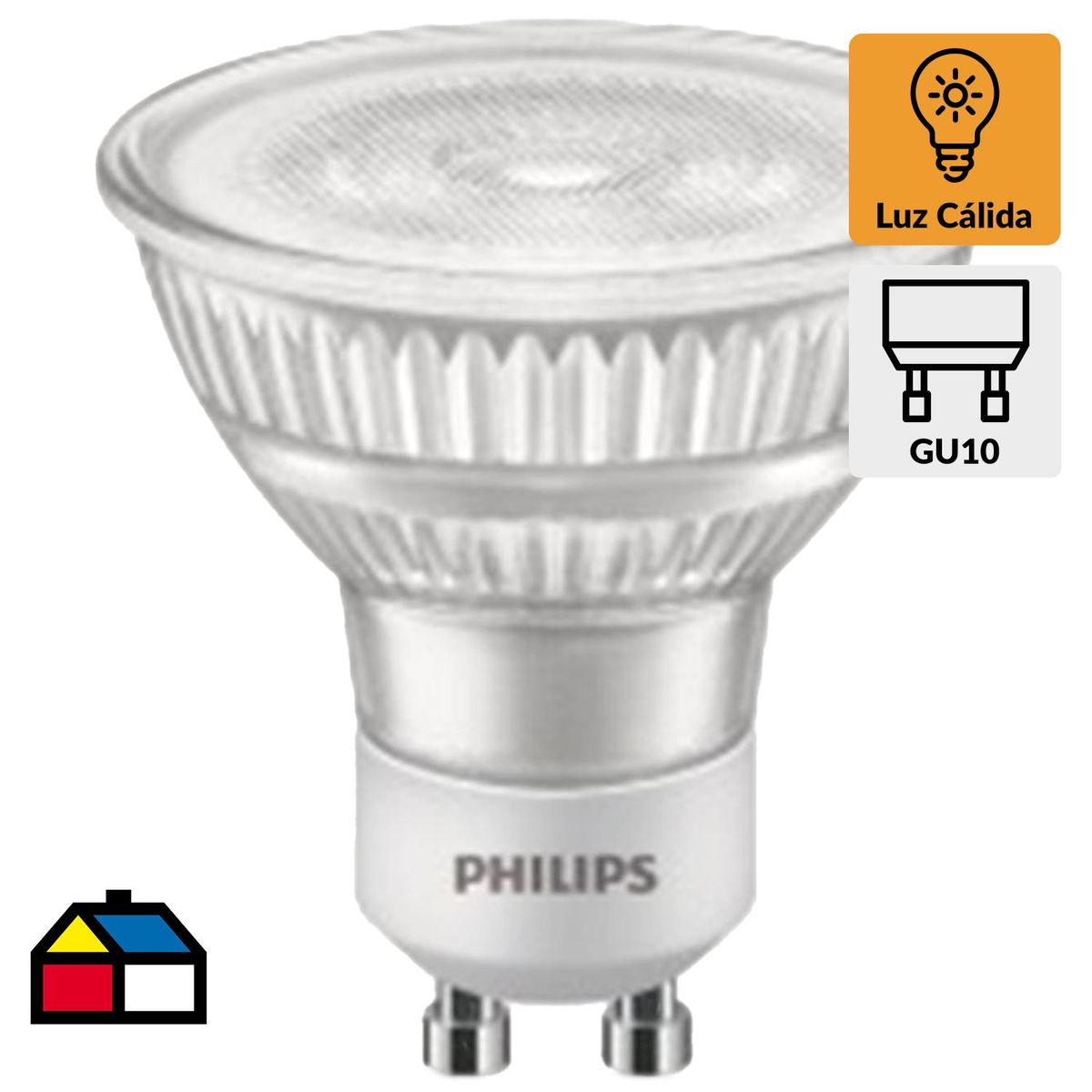 PHILIPS -  6 W 525 lm Luz Cálida