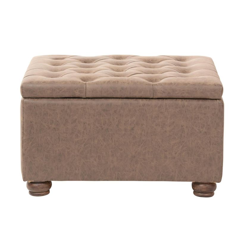 MEYA MUEBLES - Puff Modelo Liao cafe