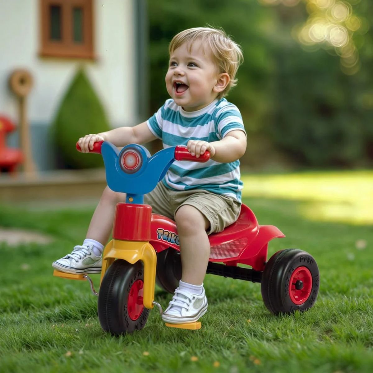 KIDSCOOL - Triciclo a Pedales City Rojo Desde 18 meses