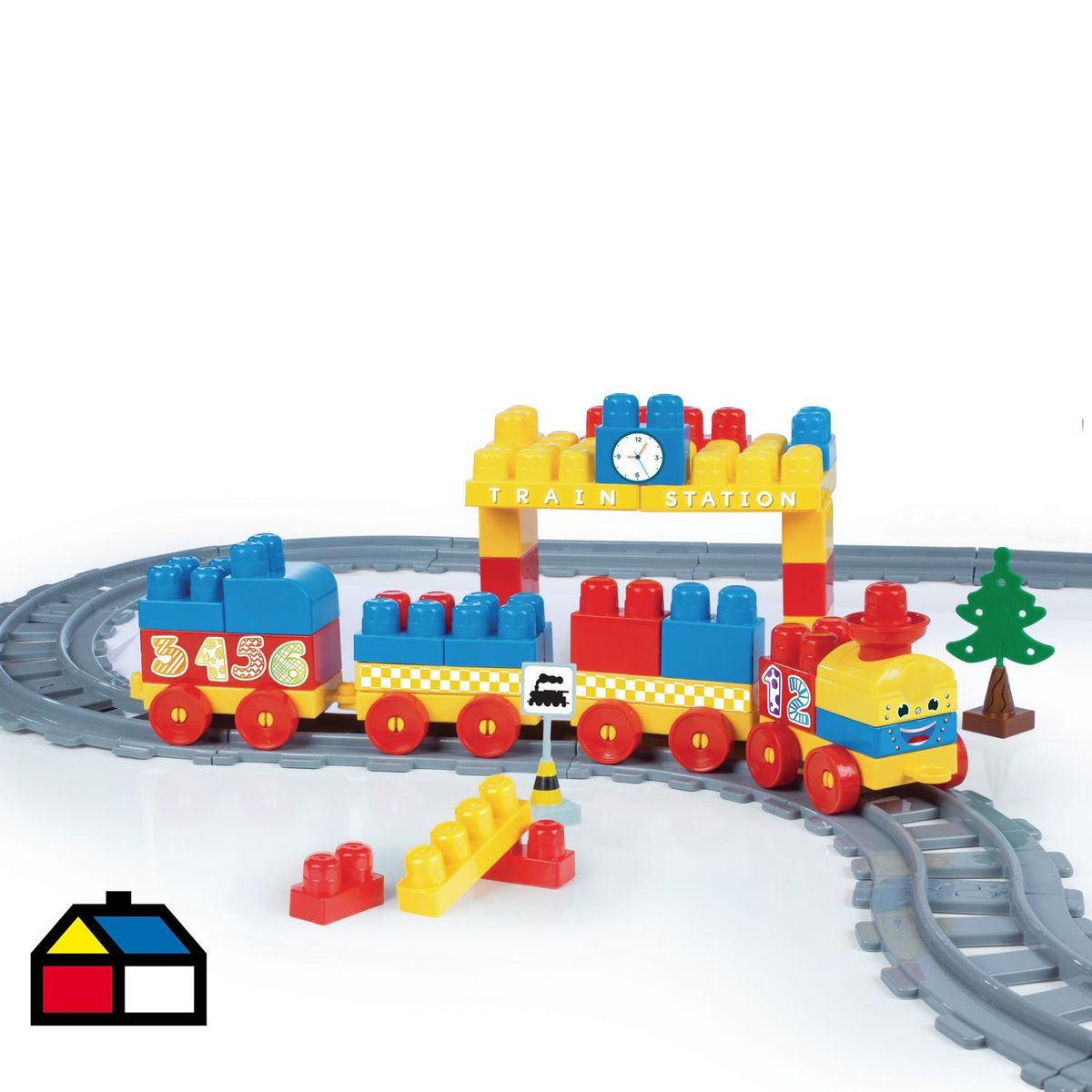 KIDSCOOL - Set blocks didáctico Tren 89 pcs
