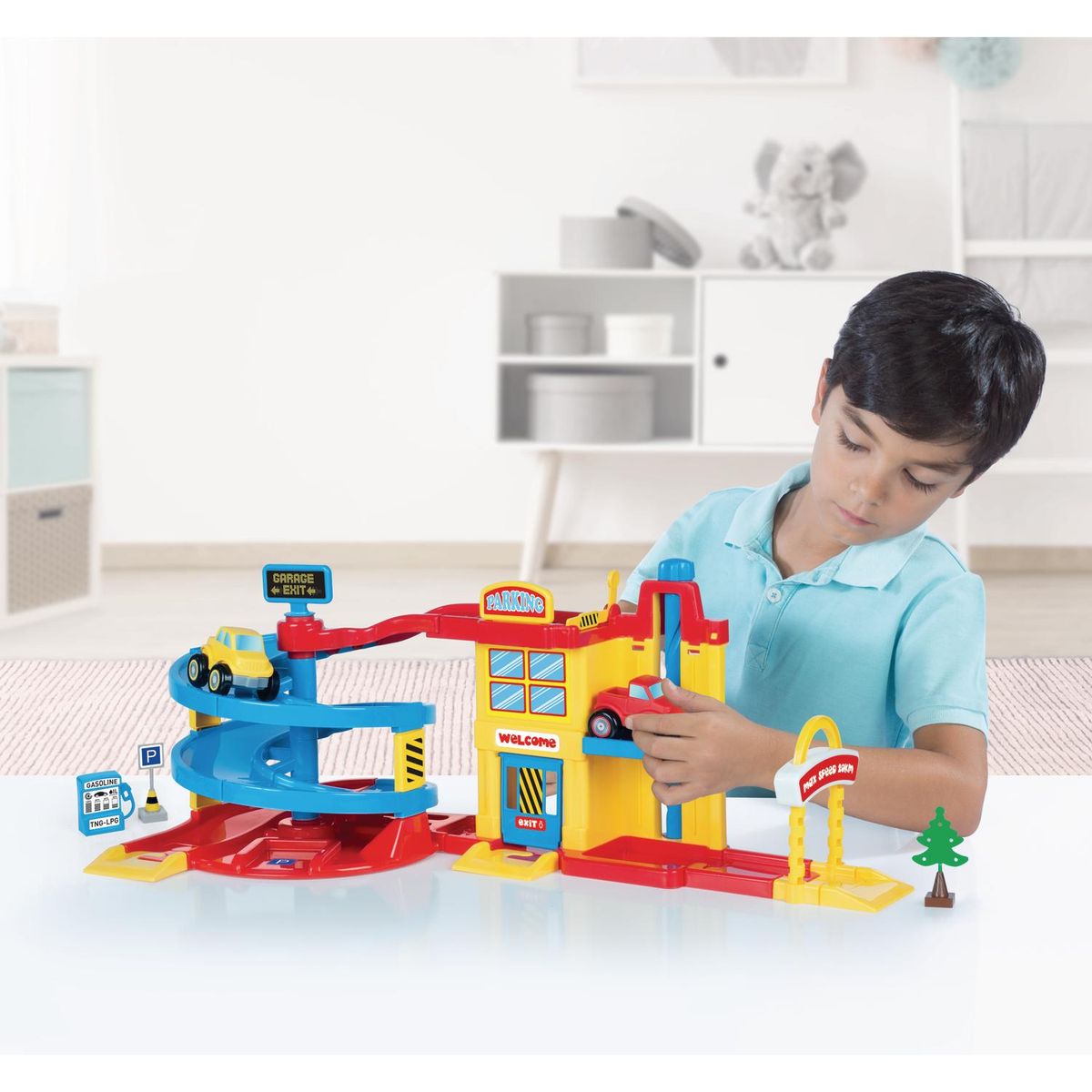 KIDSCOOL - Set garage 40 pcs Surtido