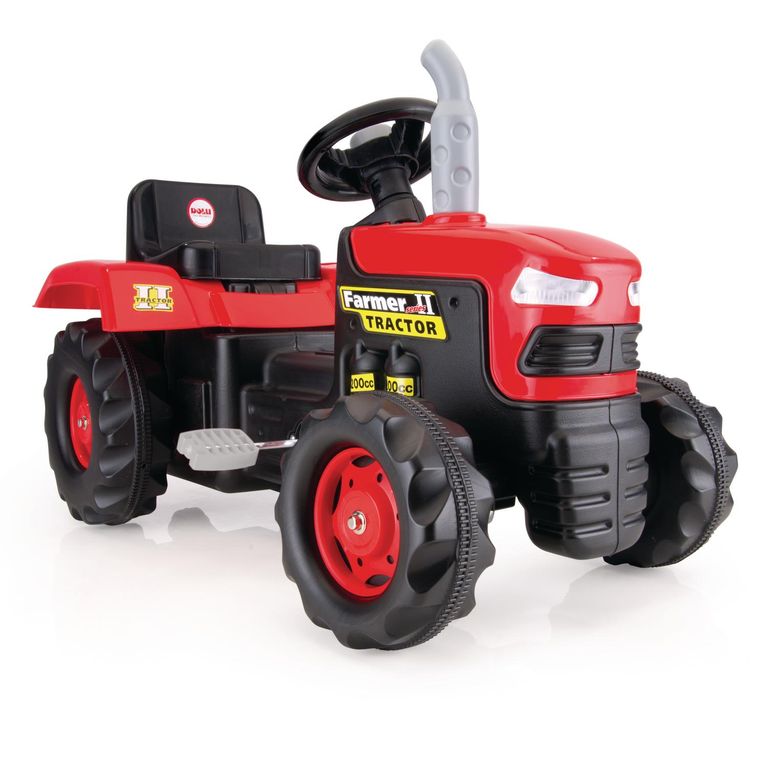 Tractor Infantil a pedales Farmer Rojo Desde 2 años