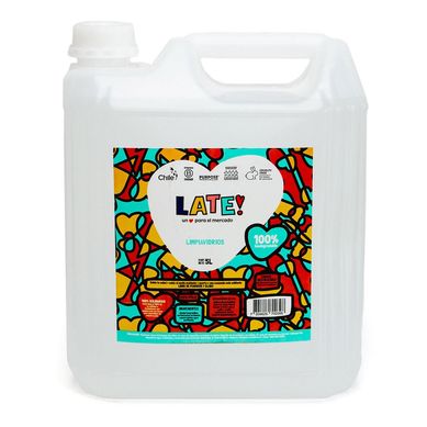 Limpiavidrios biodegradable 5 litros.