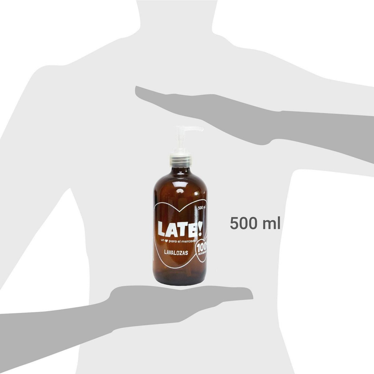 LATE HARVEST - Dispensador Late 500cc Válvula Dosificadora para Lavaloza Ámbar