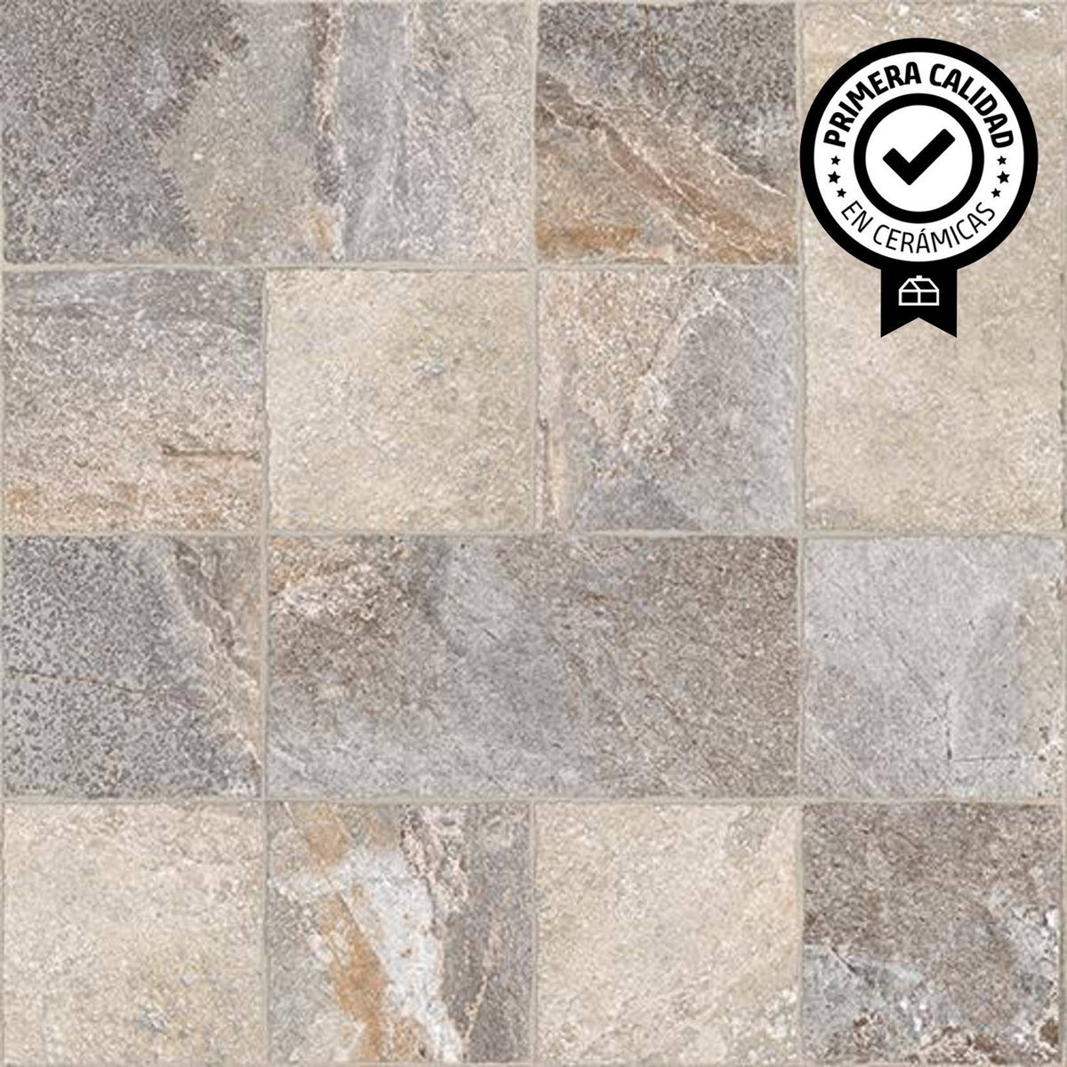 EMBRAMACO - Cerámica 60x60 cm Pavia Gris 2.58 m2