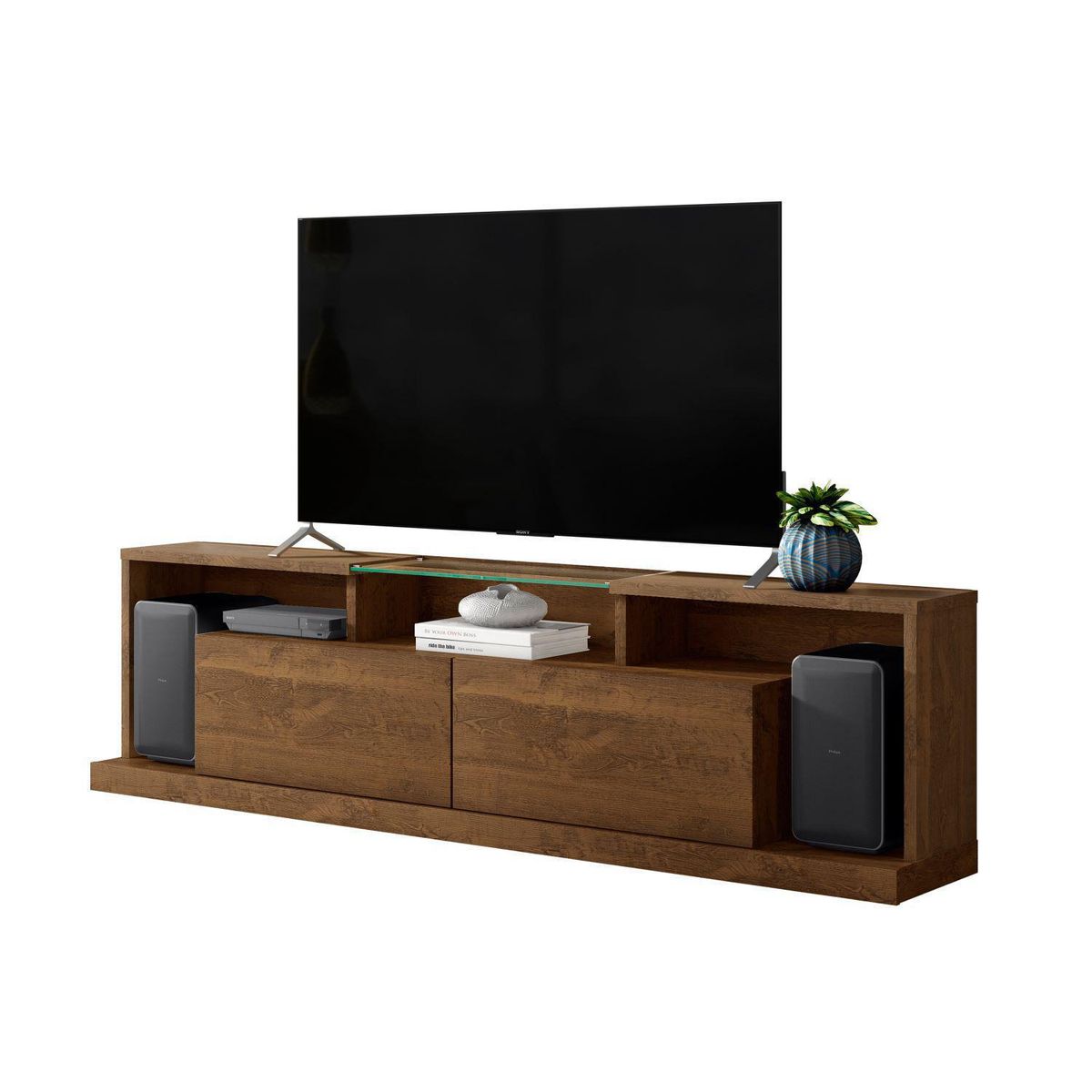 YARDAS - Estante mod Miami carv munique LCD 55"