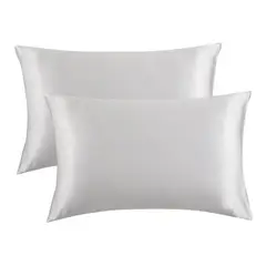 IMPORTADORA USA - Set de 2 fundas de Satín para almohadas