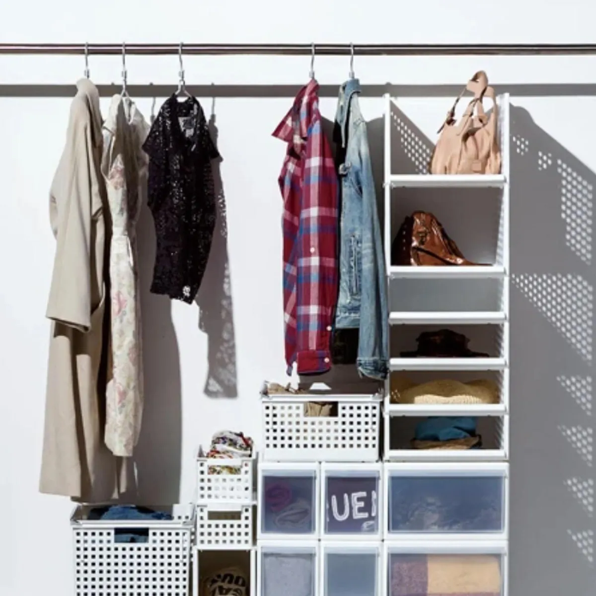 IMPORTADORA USA - Organizador 33x18x43 cm Blanco