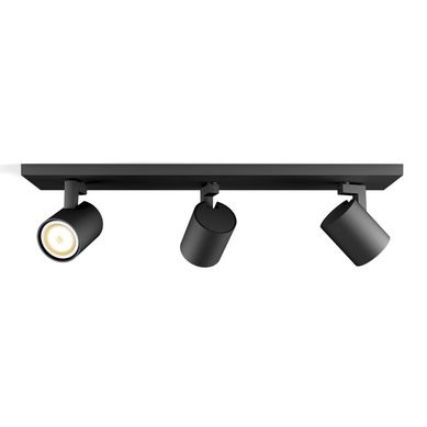 Foco Spotlight Para Cielo Porta 3xGU-10 Negro