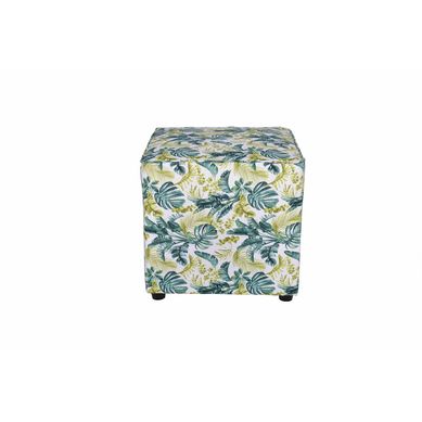 Pouf Florencia kingston blanco 50x50x43 Cm