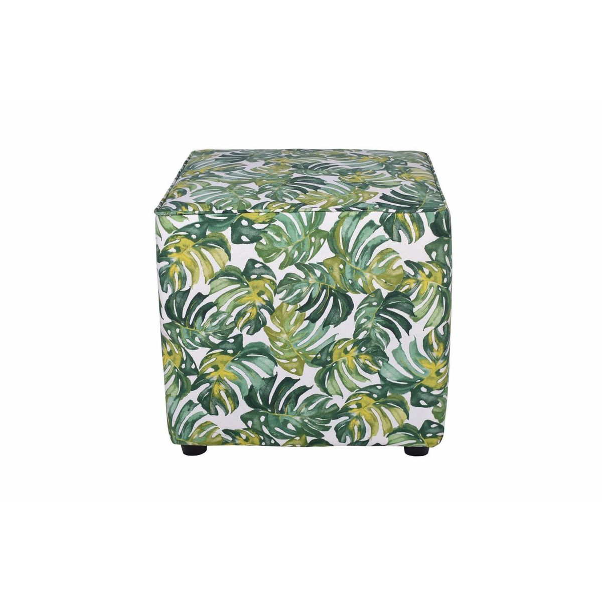 MASEL - Pouf Florencia Maldivas verde 50x50x43 Cm