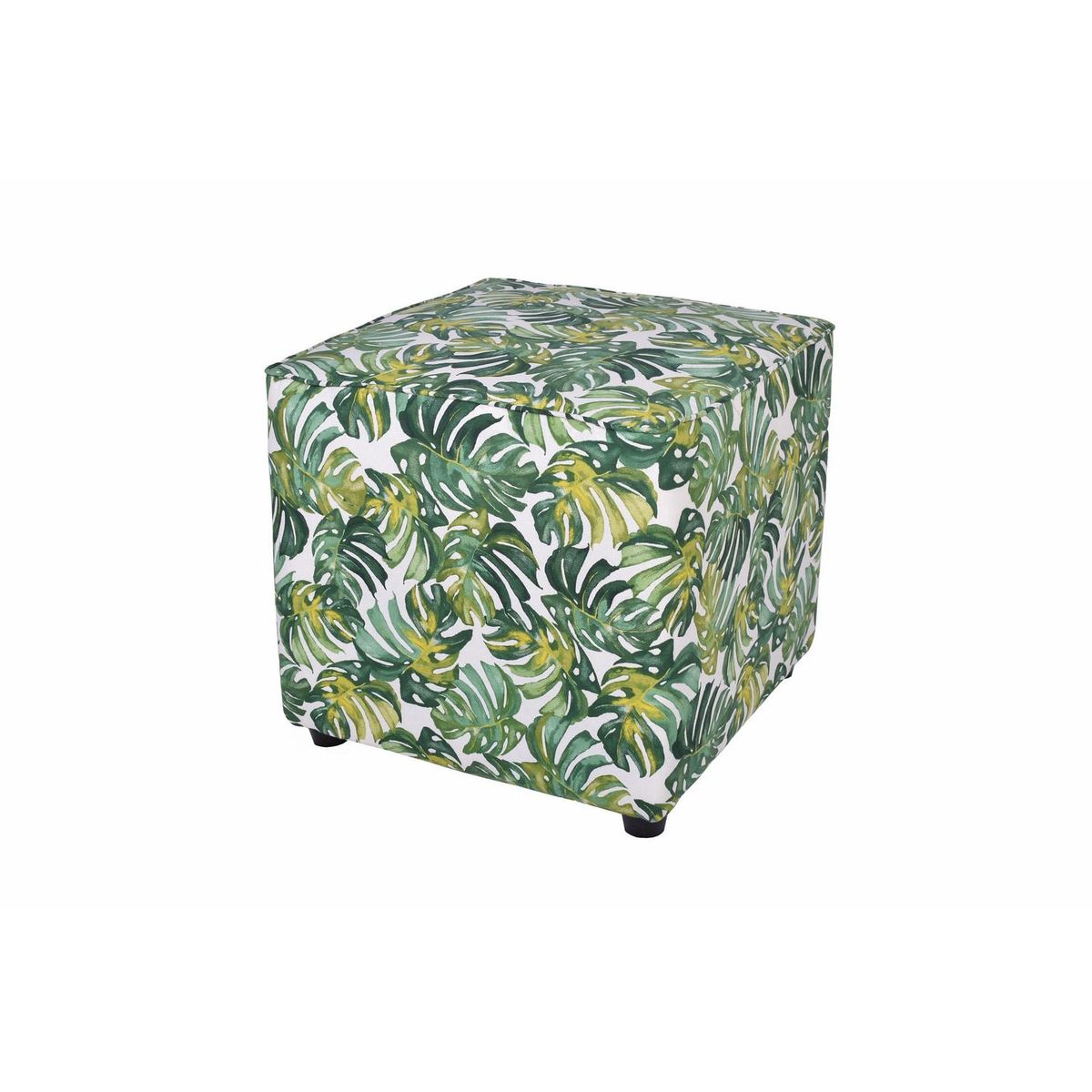 MASEL - Pouf Florencia Maldivas verde 50x50x43 Cm
