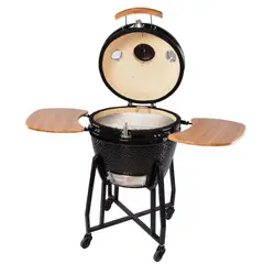 SIMPLE COOK - Parrilla Kamado Tokio Black Cerámica