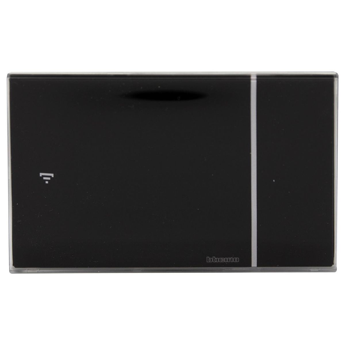 BTICINO - Termostato en placa conectado with netatmo - color negro - embutido