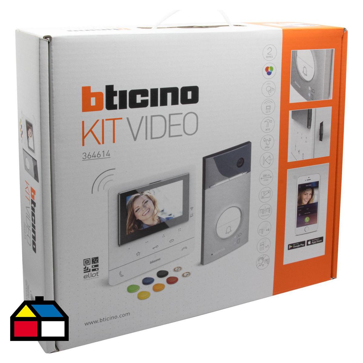 BTICINO - Kit videocitofono inteligente conectado classe100x bticino
