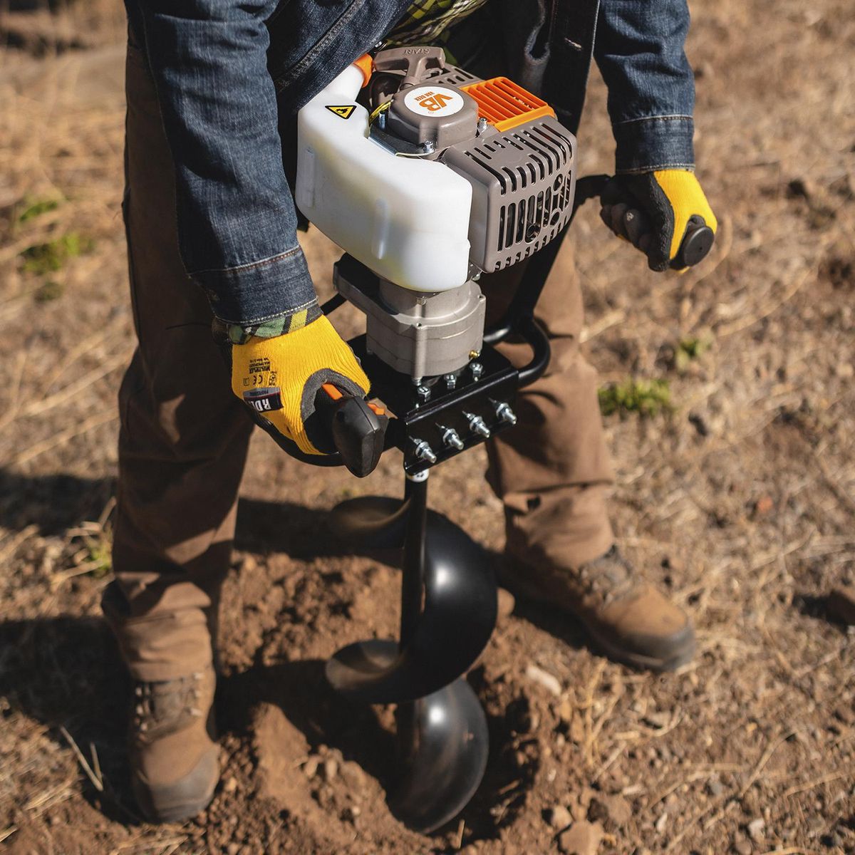 VAN BEEK - Motor ahoyadora + barreno 100mm van Beek 3vB300A