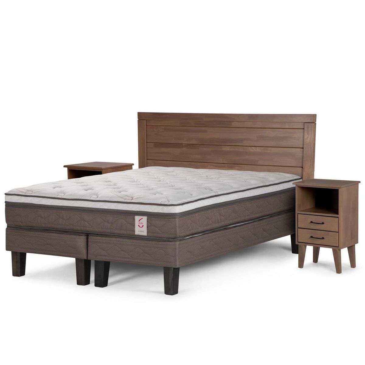 ROSEN - Cama 2 Plazas New Style 6 Blanco