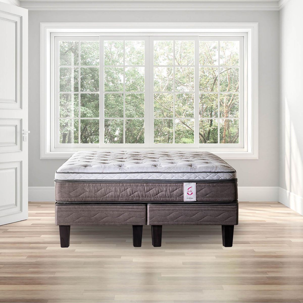 ROSEN - Cama 2 Plazas New Style 6 Blanco