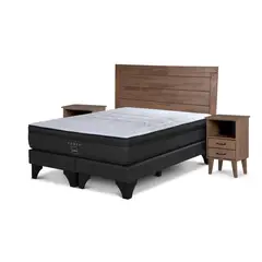 ROSEN - Cama 2 plazas Tempo Blanco
