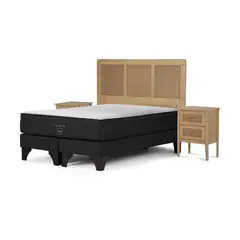 ROSEN - Cama 2 plazas Tempo Blanco