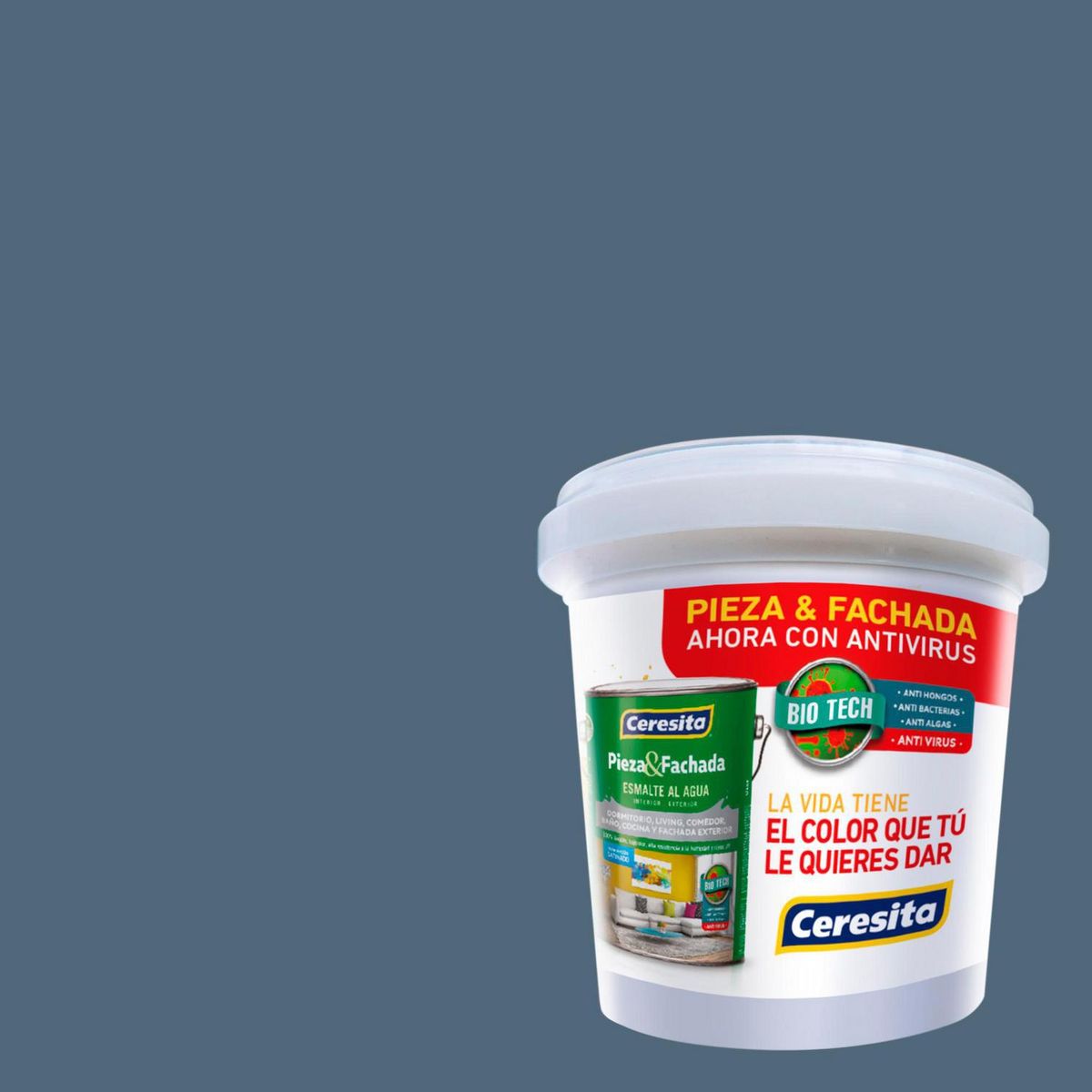 CERESITA - Muestra Color Satinado 100 ml Azul Dark Quest 