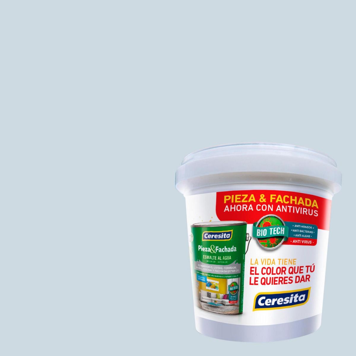 CERESITA - Muestra Color Satinado 100 ml Gris Blue Frost 