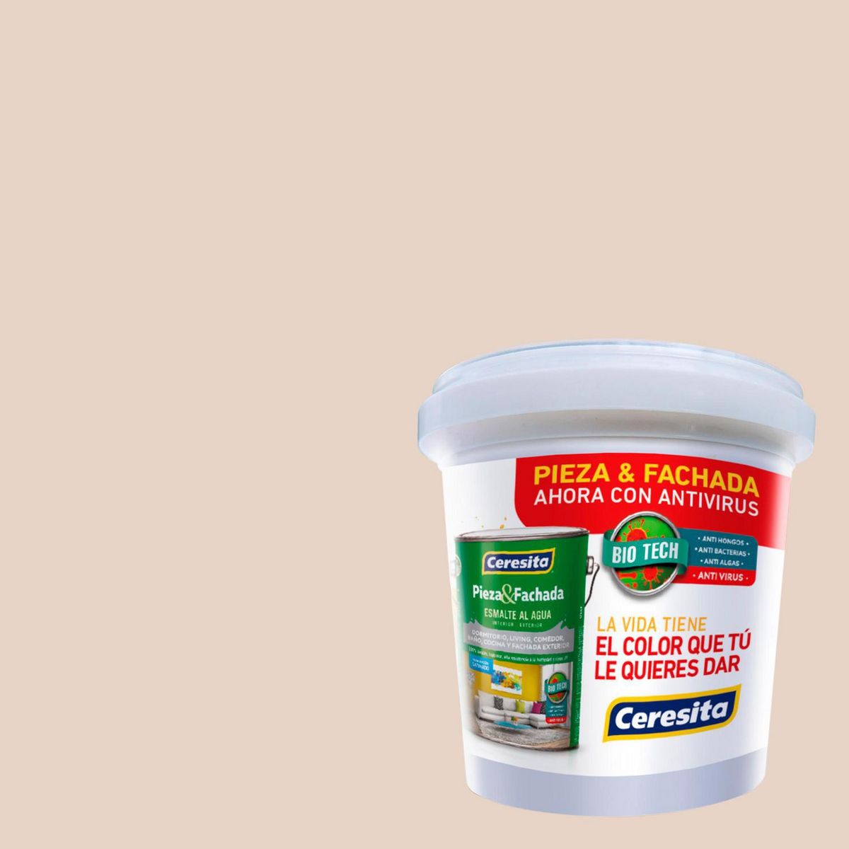 CERESITA - Muestra Color Satinado 100 ml Beige Soft Sesame 