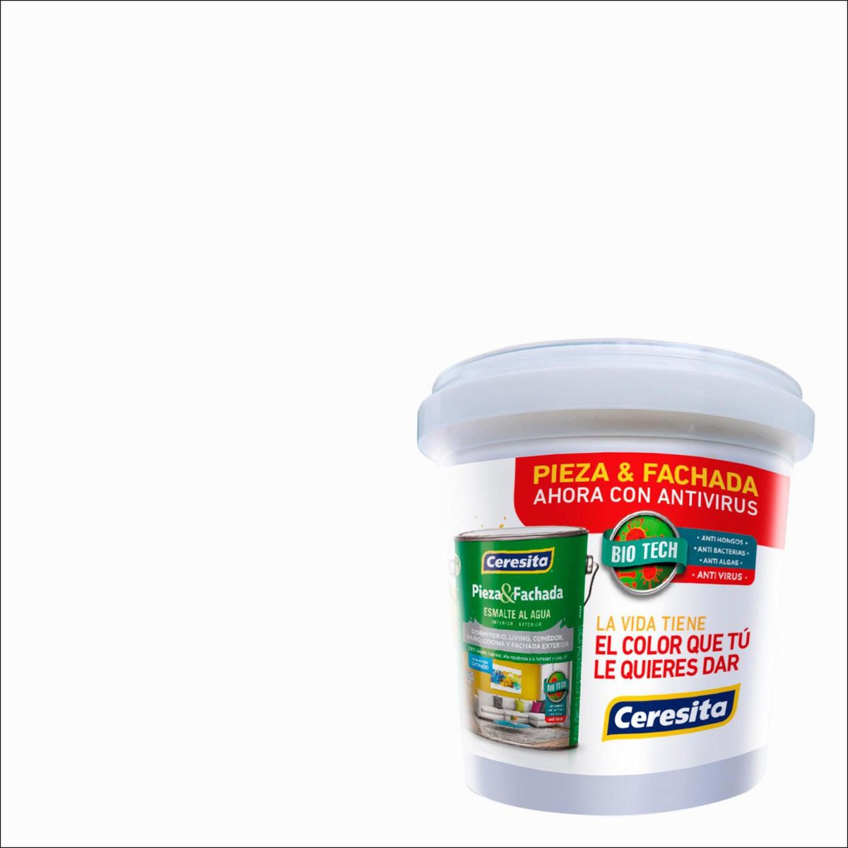 CERESITA - Muestra Color Satinado 100 ml Blanco Sugar Dust 