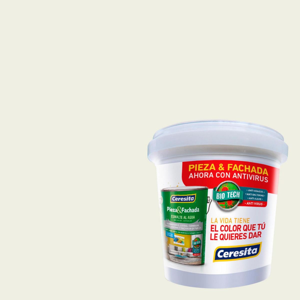 CERESITA - Muestra Color Satinado 100 ml Blanco Shell Tint 