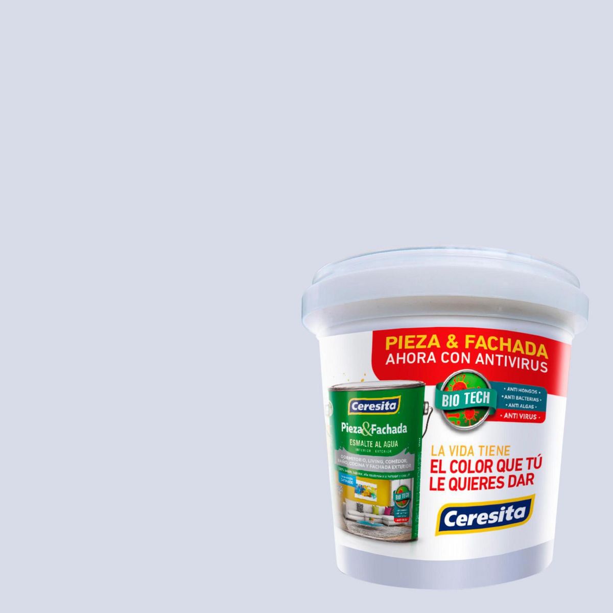 CERESITA - Muestra Color 0.1 l Satinado Gris Purple Pearl