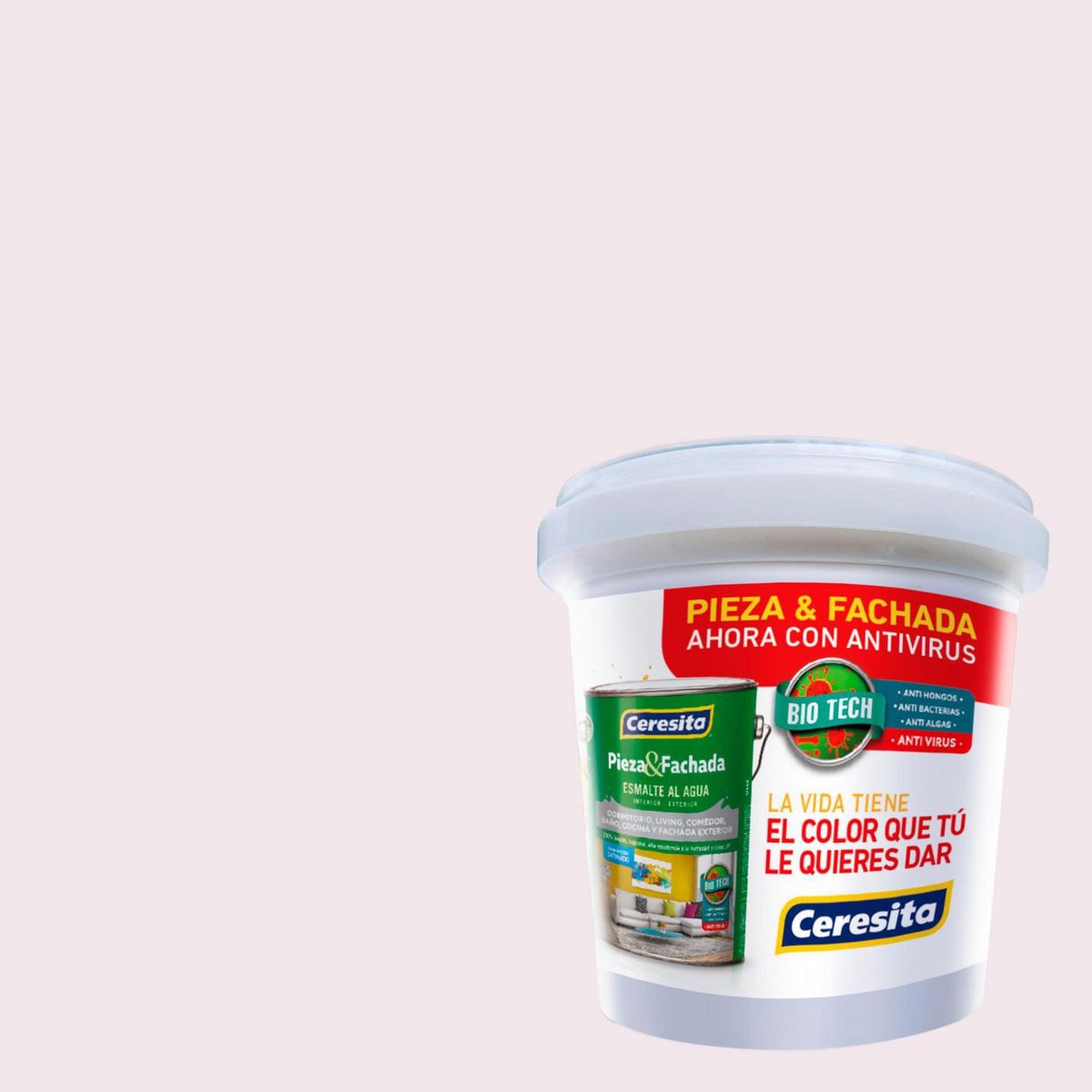 CERESITA - Muestra Color 0.1 l Satinado Púrpura Pink Gown