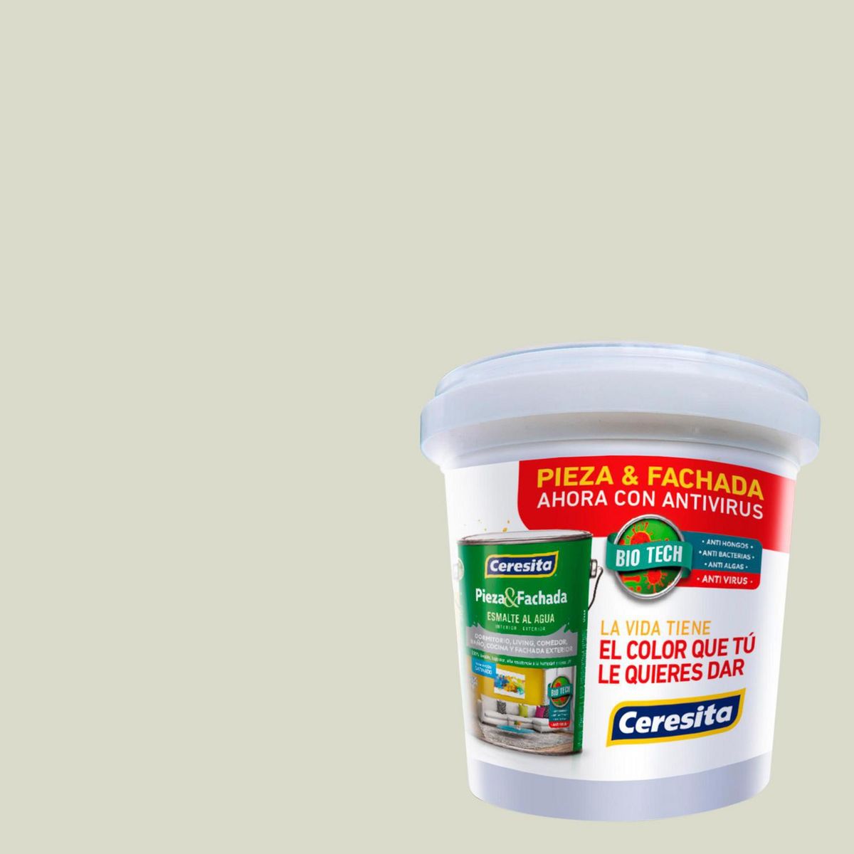 CERESITA - Muestra Color 0.1 l Satinado Beige Pristine Linen