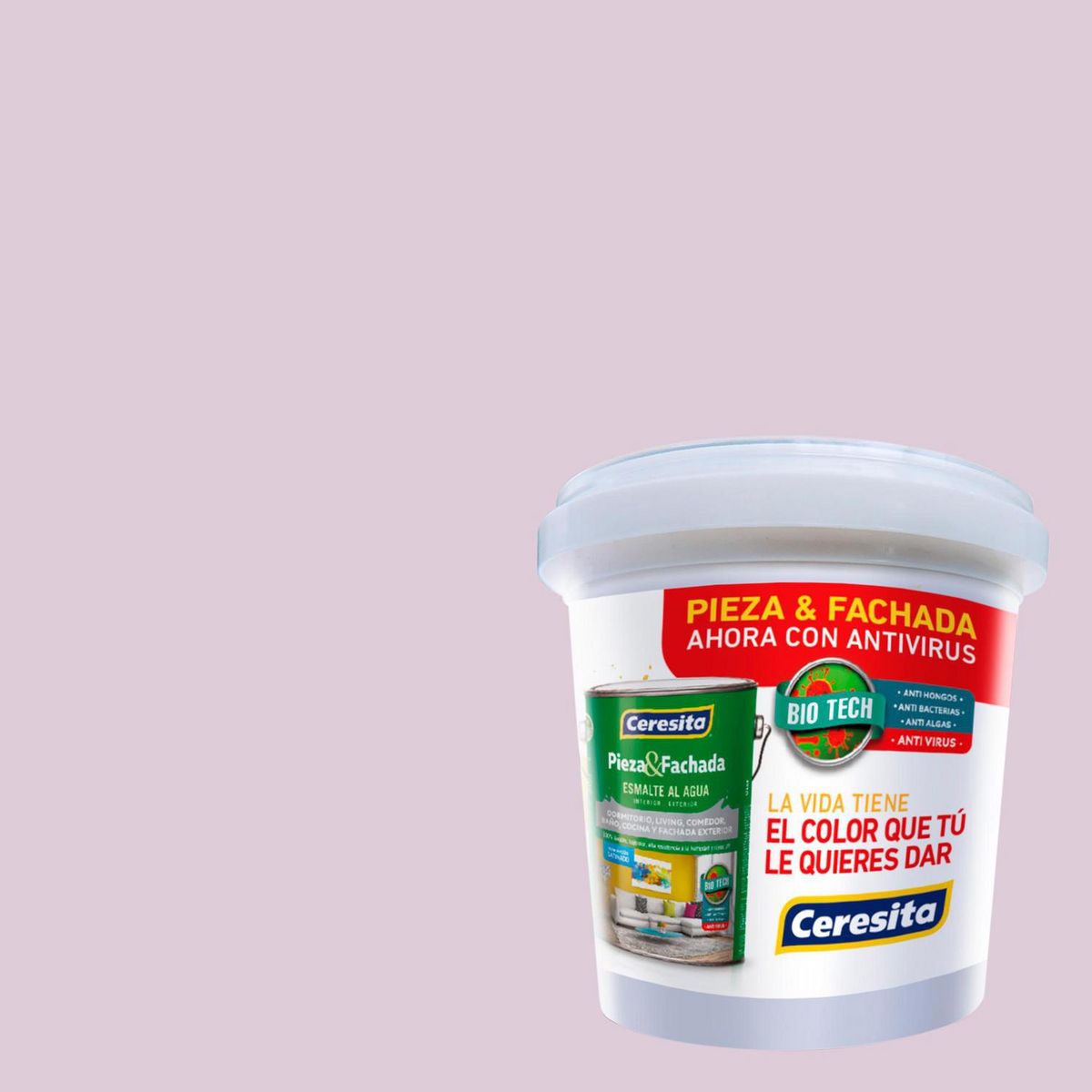 CERESITA - Muestra Color 0.1 l Satinado Púrpura Violet Fluff