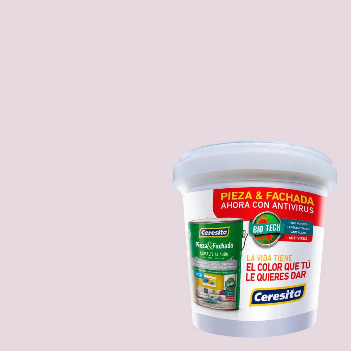 CERESITA - Muestra Color 0.1 l Satinado Púrpura Dusted Violet