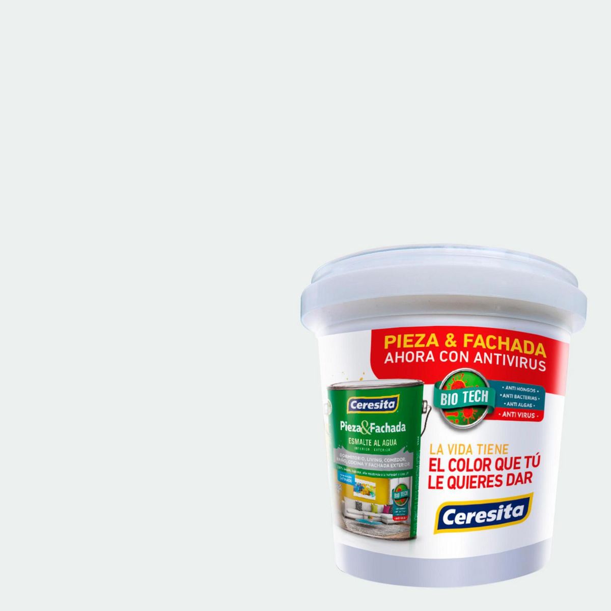 CERESITA - Muestra Color 0.1 l Satinado Beige Barely Blue