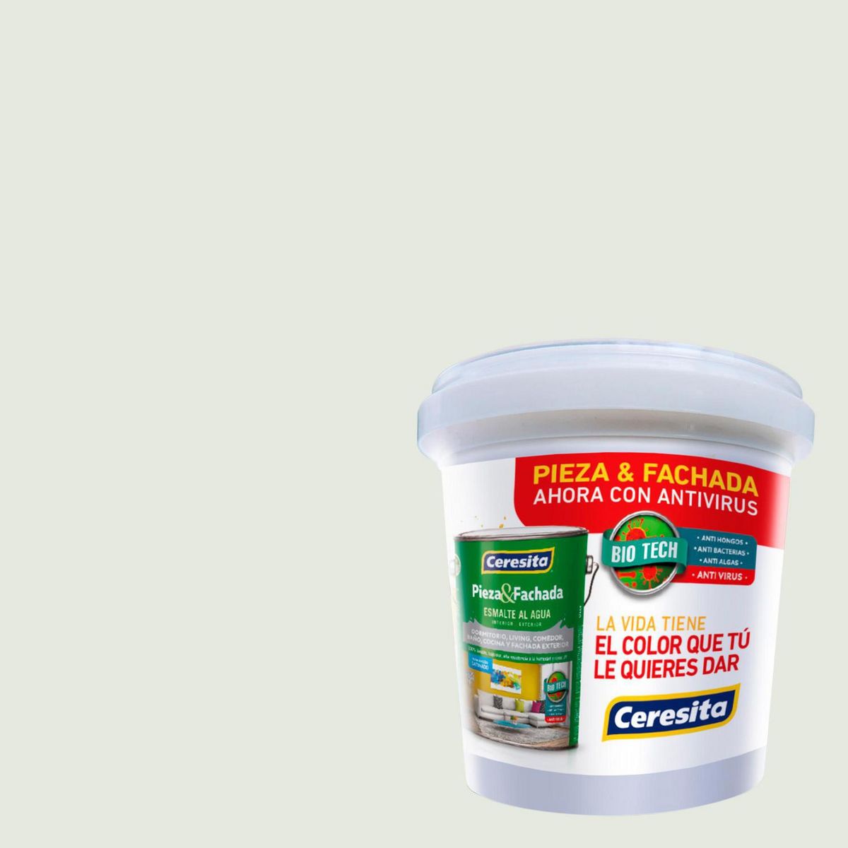 CERESITA - Muestra Color Satinado 100 ml Verde Limon 