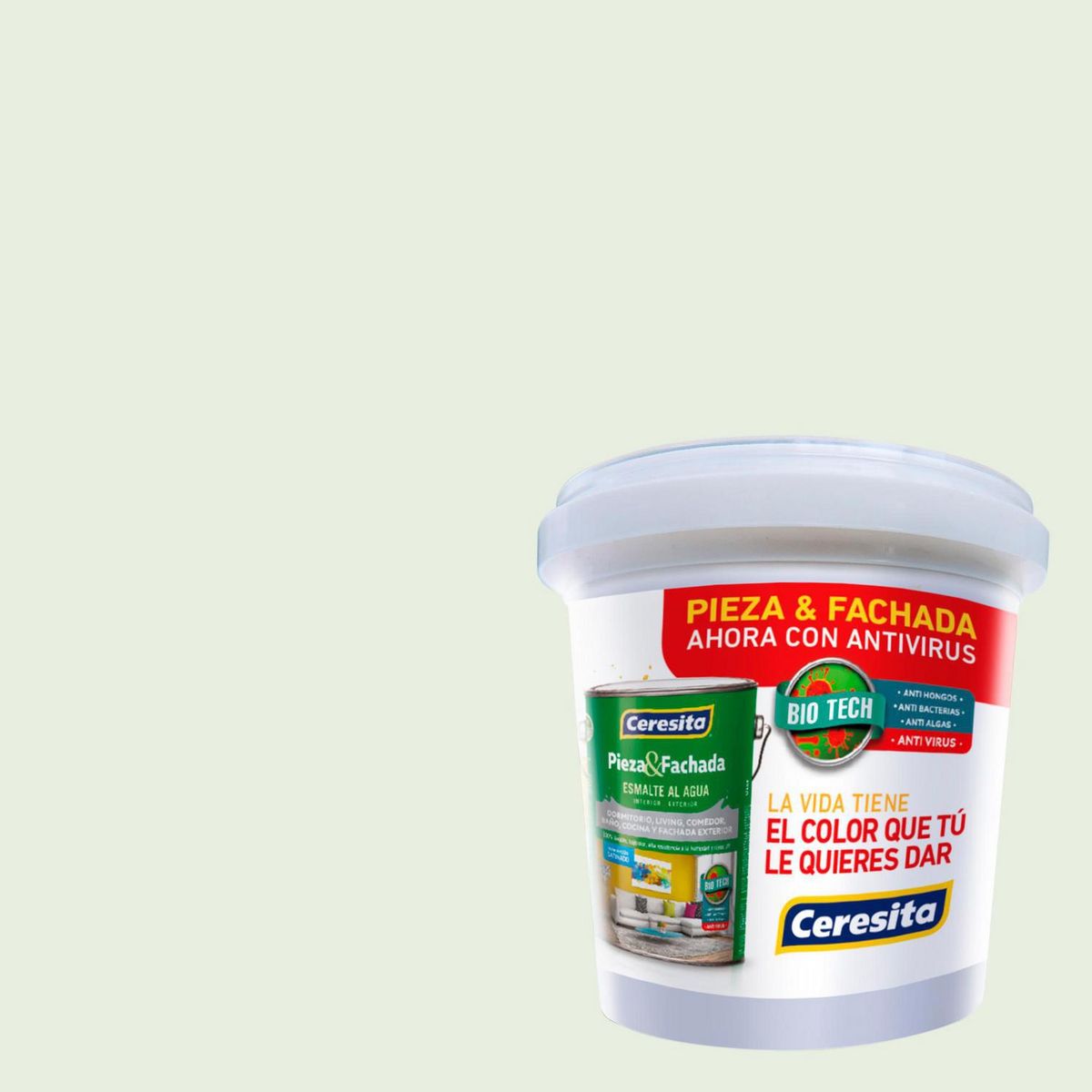 CERESITA - Muestra Color Satinado 100 ml Verde Mint Essence 