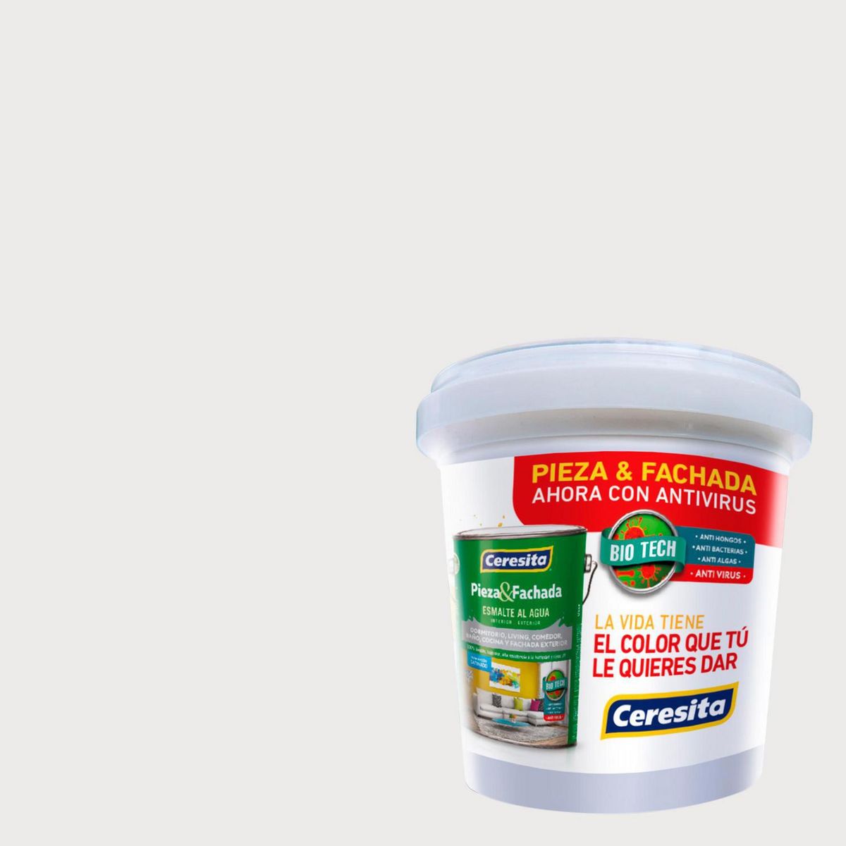 CERESITA - Muestra Color 0.1 l Satinado Beige Solo White