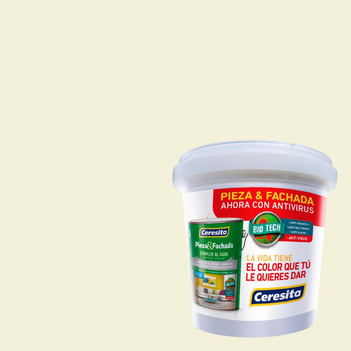 CERESITA - Muestra Color 0.1 l Satinado Beige Angel Cloud