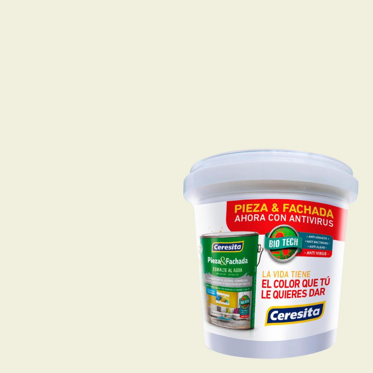 CERESITA - Muestra Color 0.1 l Satinado Beige Soap Suds