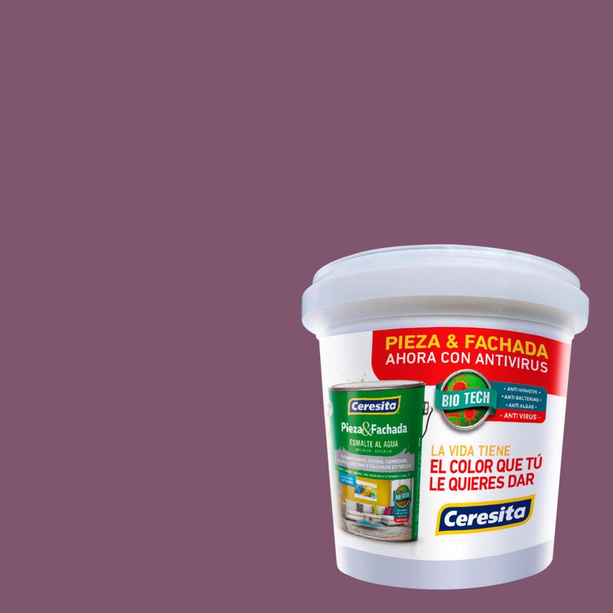 CERESITA - Muestra Color 0.1 l Satinado Púrpura Purple Opulence