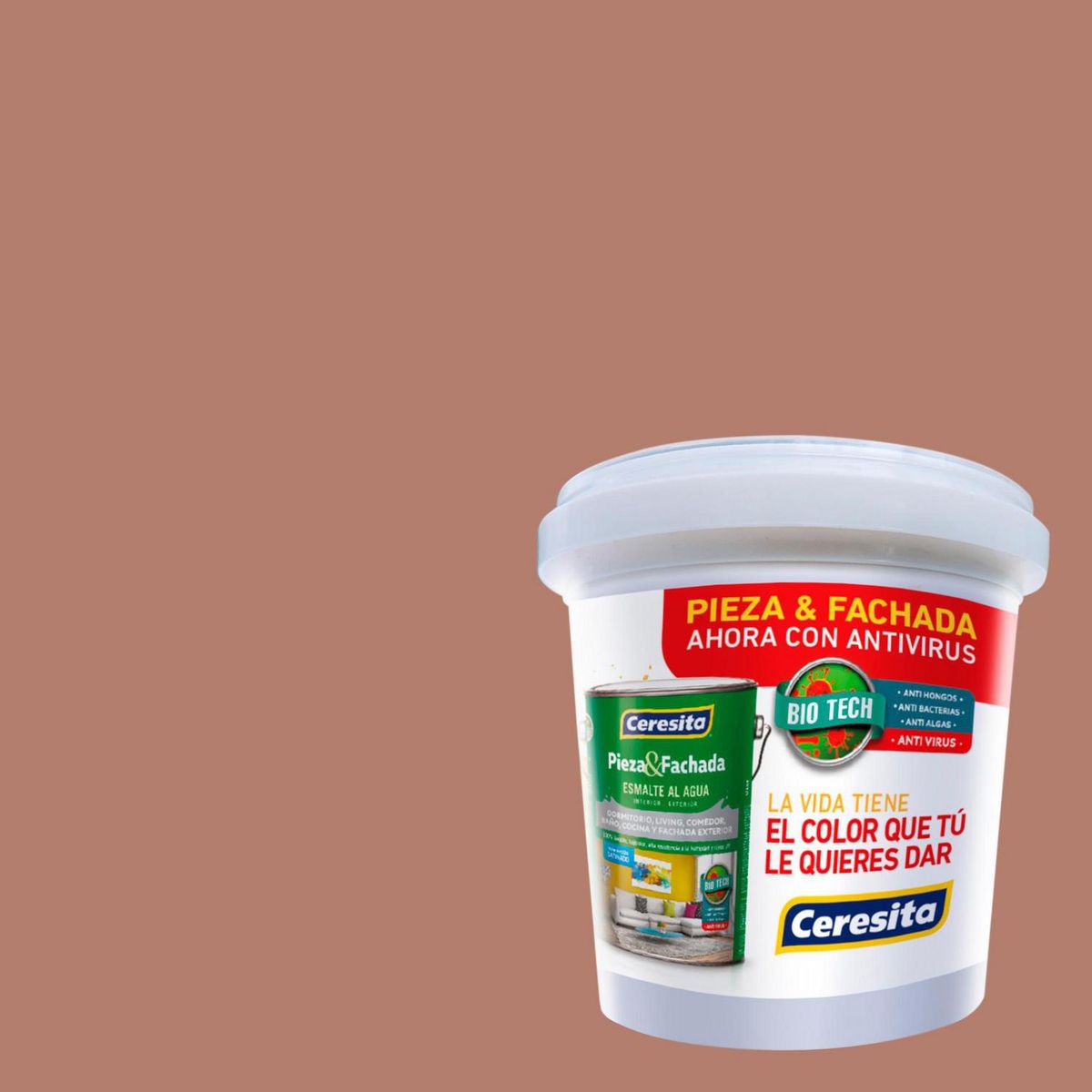 CERESITA - Muestra Color Satinado 100 ml Beige Burnt Copper 
