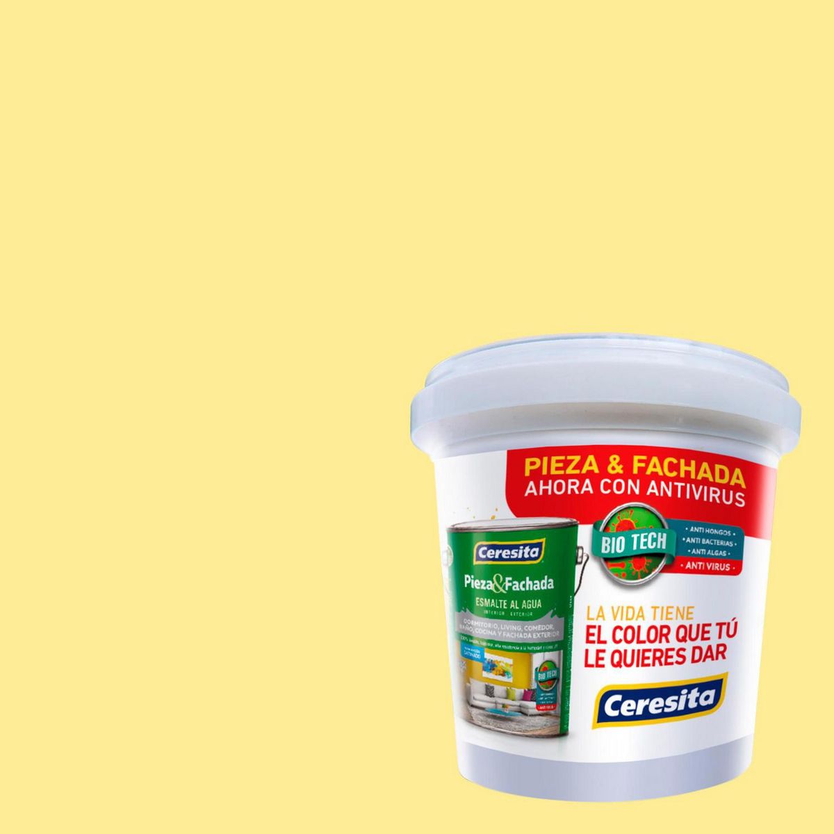 CERESITA - Muestra Color 0.1 l Satinado Amarillo Southern Sun