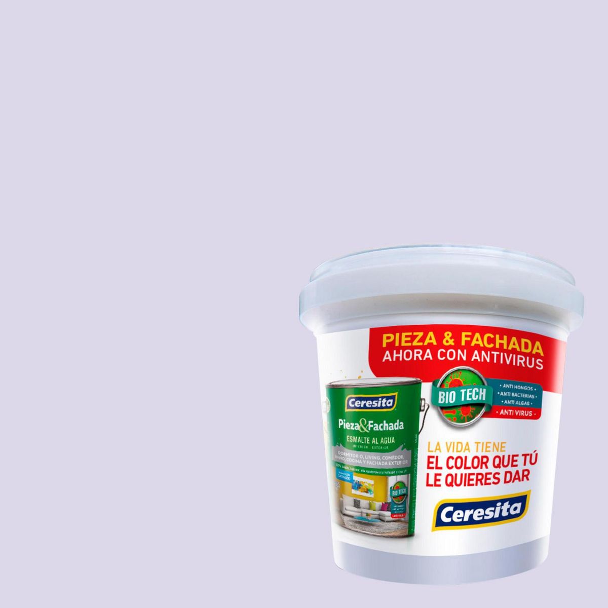 CERESITA - Muestra Color Satinado 100 ml Púrpura Lilac Lace 